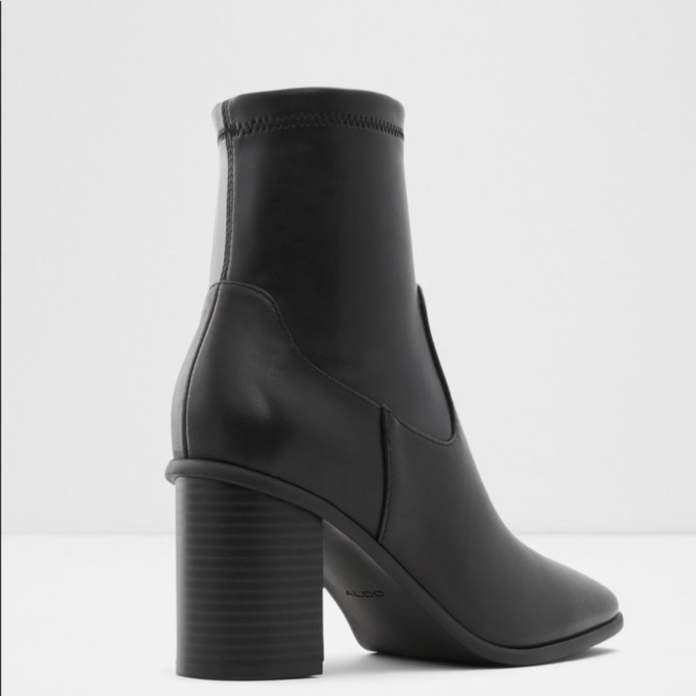 Aldo Black Sock Boot